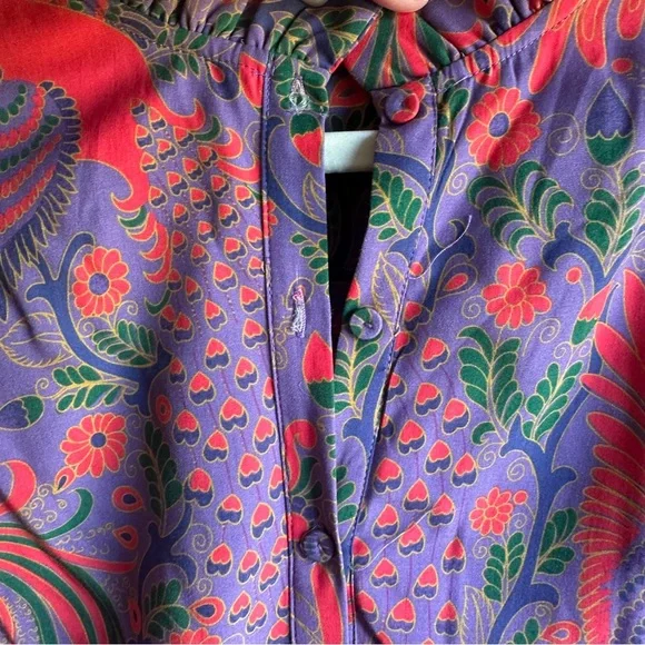 Tuckernuck Peacock Gwyneth 100% Bamboo Dress with Pockets Resortwear Sz M - Picture 11 of 16